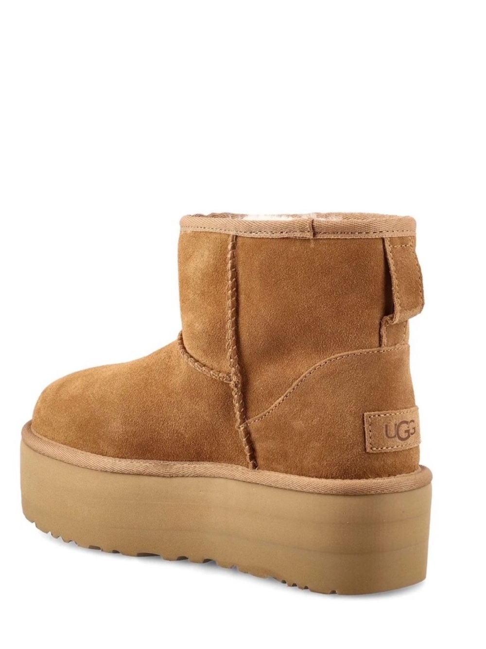 UGG Classic Chestnut Platform Mini Bootie Size 7 New without Box/Tag - Picture 5 of 15